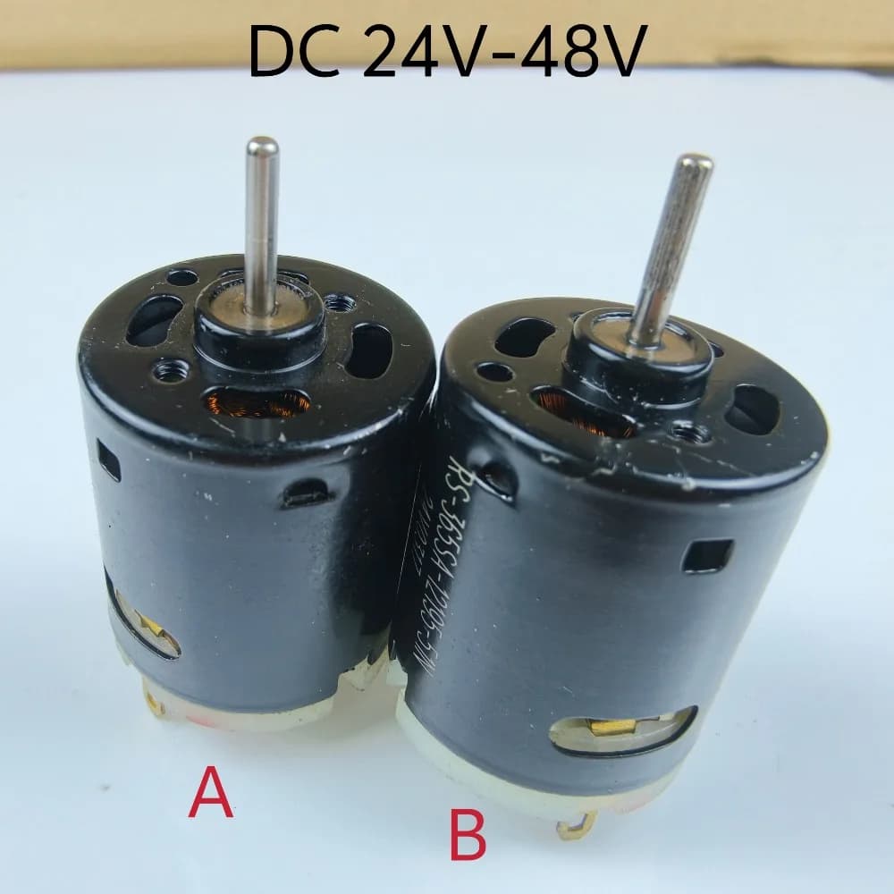 1PC Micro 28mm RS 365SA 12195 Strong Magnetic High Speed DC Electric Motor 24V 36V 48V For Hair Dryer Heat Gun