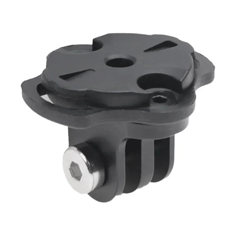 Staffa in lega di alluminio per supporto per fotocamera da bici per Garmin GoPro Supporto per computer maschio/femmina Supporto per luce