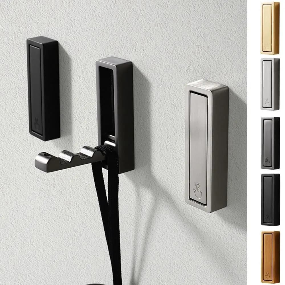 Zinc Alloy Folding Wall Hook New Durable Wall Mount Clothes Hanger Hooks Hardware Heavy Duty Coat Hooks Home