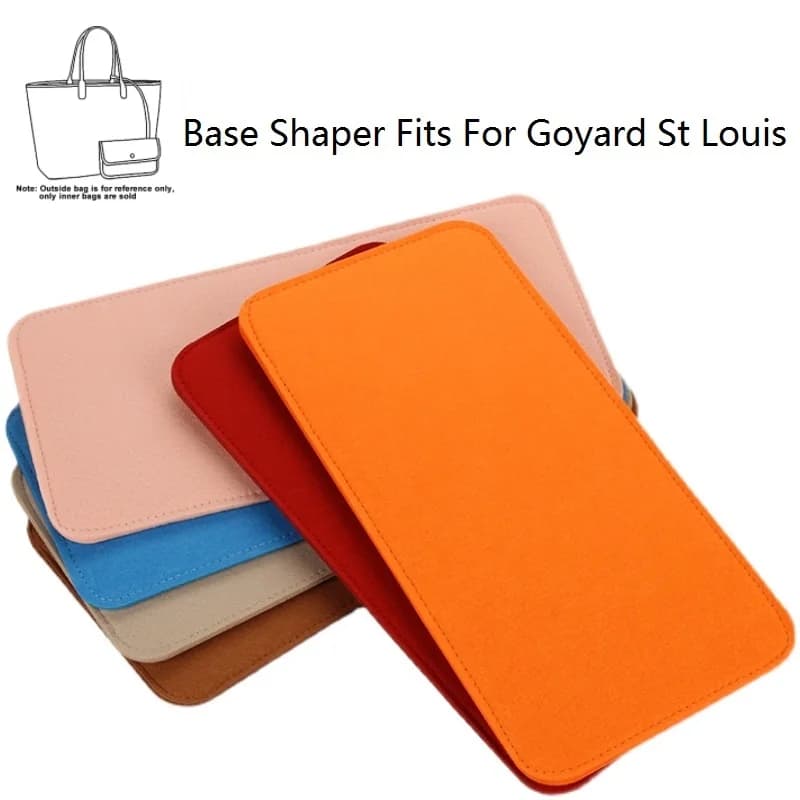 Feltro Base Shaper adatto per Goyar St Louis PM GM Tote Cosmetic Bag feltro Makeup Bag Support Pad