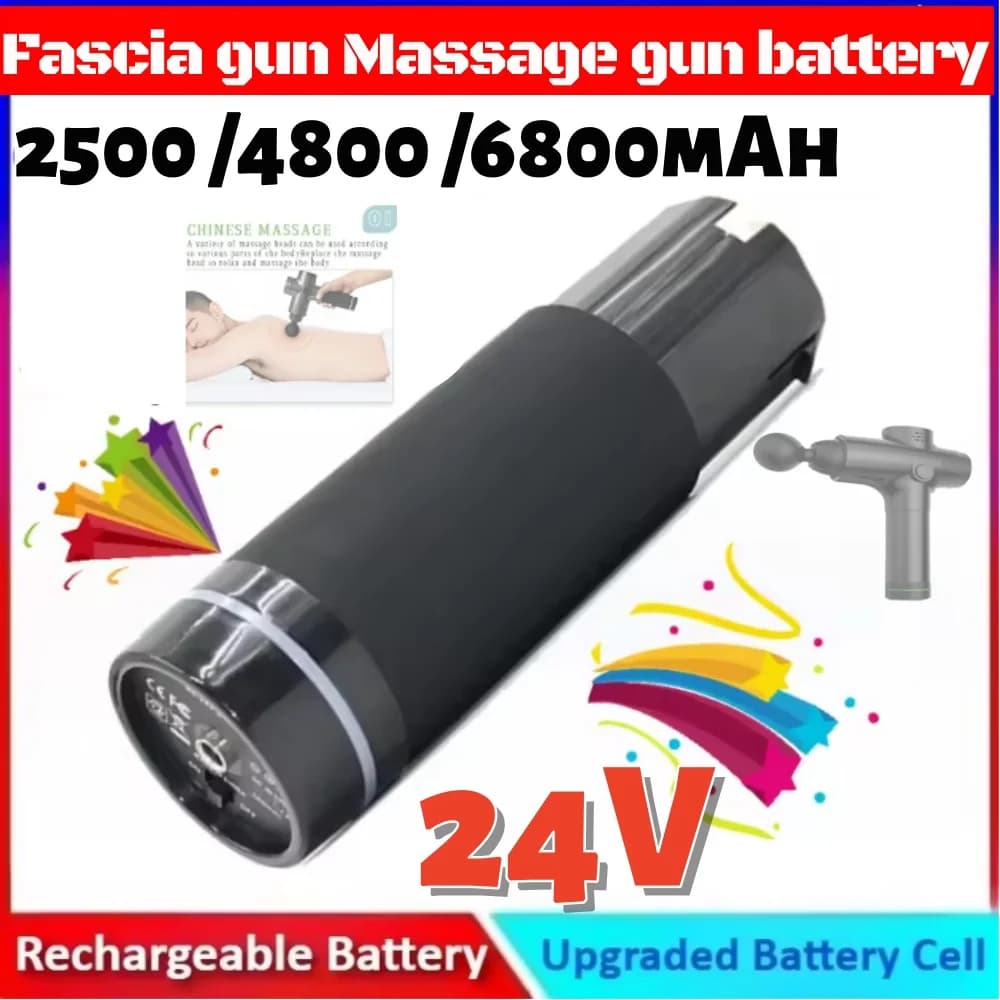 Original 24V 6800mAh Battery for Massage Guns/Pistles for Muscular Massage of Various Types
