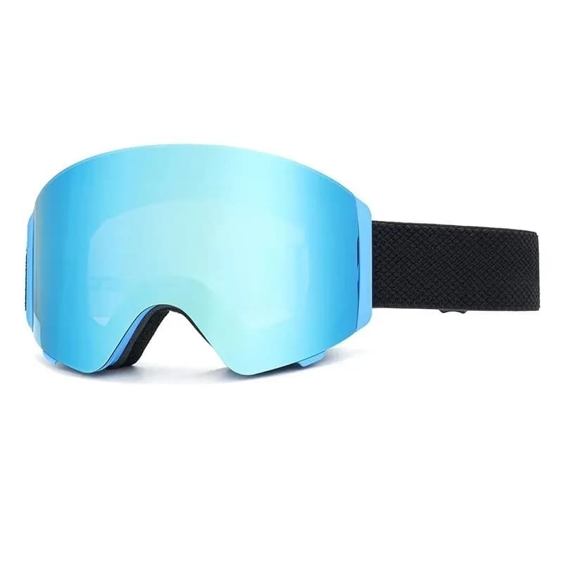Airo New Trendy Sports Eyewear Ski Goggles Red Lens Flip-Up Design Polarized Blue Lenses PC Frame for Snowmobile Snowboarding