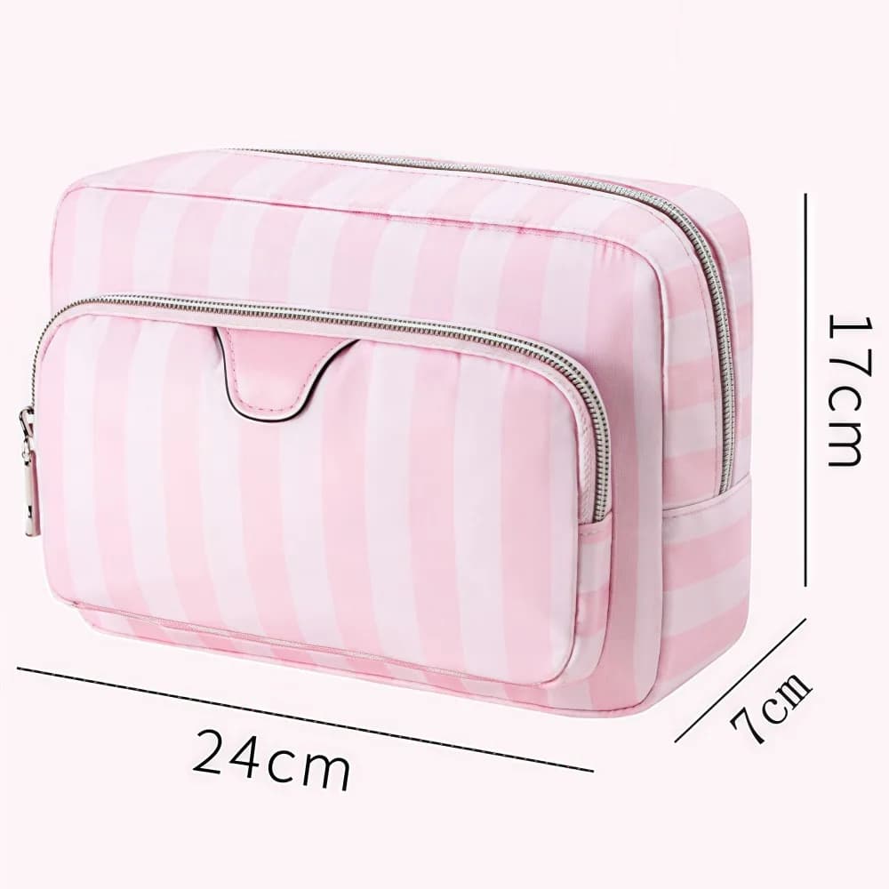 Large Capacity Portable Makeup Bag Oxford Fabric Cosmetic Bag Minimalist Handbags for Laptop Design