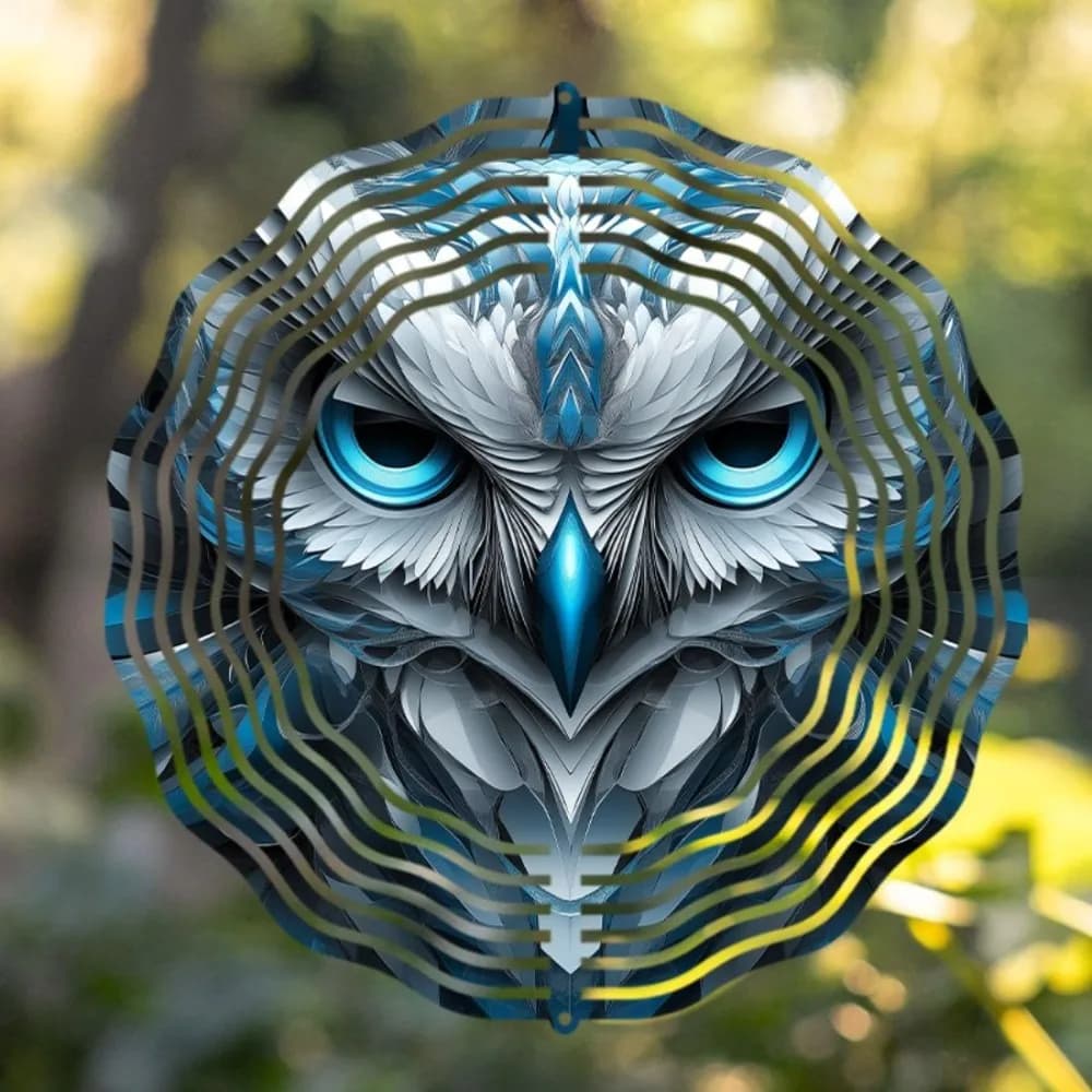Hanging Wind Chime, Eagle Pattern, Unique Artistic Wind Chime Design, Exclusive Balcony and Courtyard Decoration for