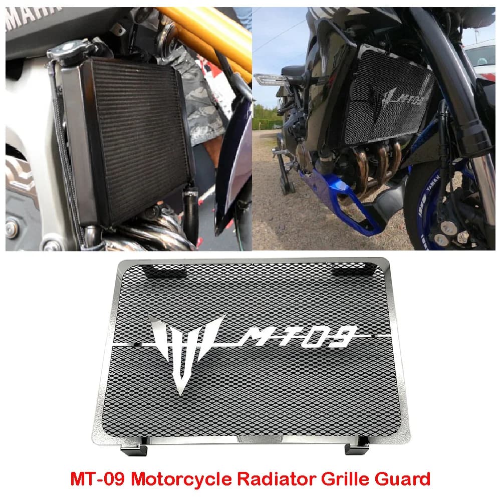Adatto per Yamaha MT09 SP ABS FZ09 FJ09 MT-09 Tracer 900 900GT 2014-2023 Moto Radiatore Griglia di Protezione Della Copertura di Raffreddamento Della Protezione