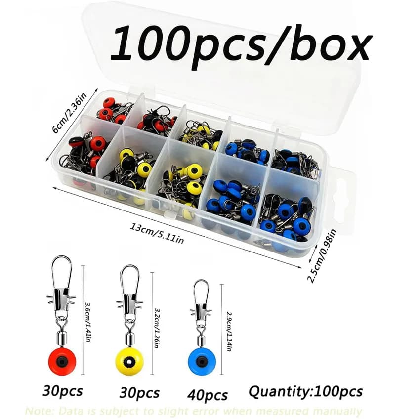 20 pcs Fishing Line Hook Slides Gambo Clip Connector Interlocking Sea Space Beans Recreation Fishing Ames Connector Fishing Equipment
