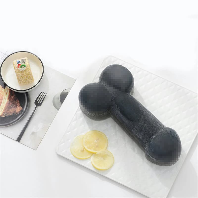 Stampo per torta in Silicone, stampo per pene piccante, stampo per decorazione di dolciumi, strumenti per ragazzi e sapone 3D singolo divertente stampo per torta del pene