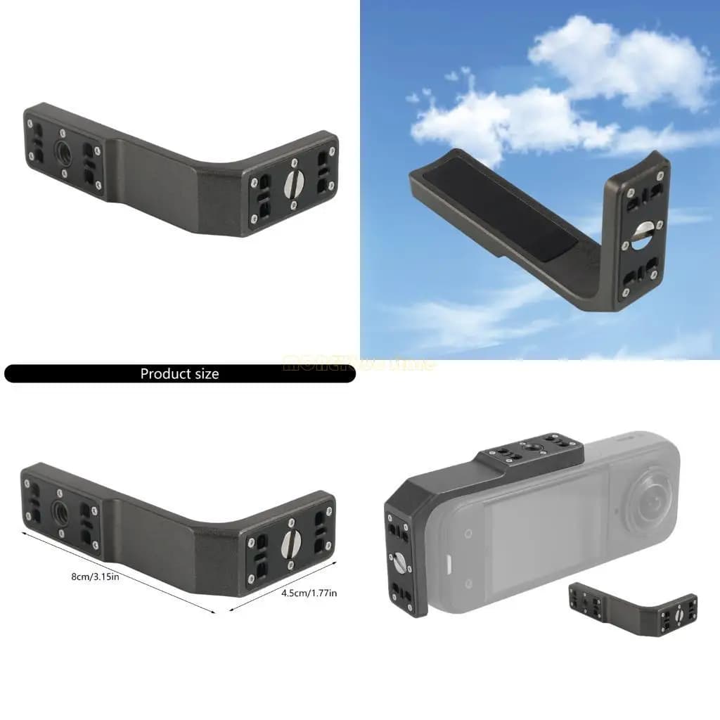 F62C Fast release camera mounting bracket Double position aluminium base