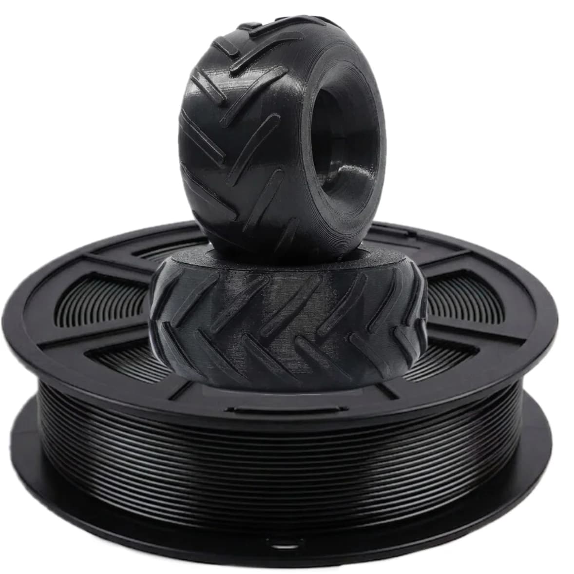 TPU 3D printer filament, 1.75 mm; high-speed 95A TPU filament; 250 g of flexible 3D filament for fast printing; dimensional accu