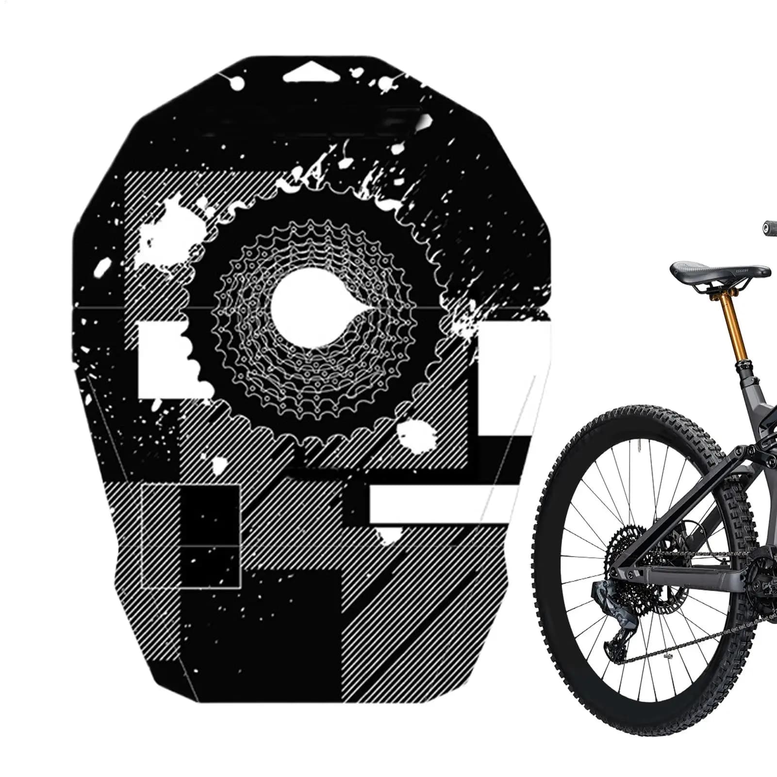 Copri Disco Freno per Bicicletta, Protezione Leggera e Impermeabile, Facile da Pulire, Previene le Macchie d'Olio