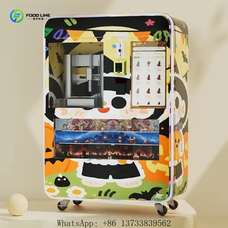 Distributore Automatico di Cioccolato 3D Personalizzato con Sistema di Pagamento Integrato e Funzione SDK, Stampante per Cioccolato