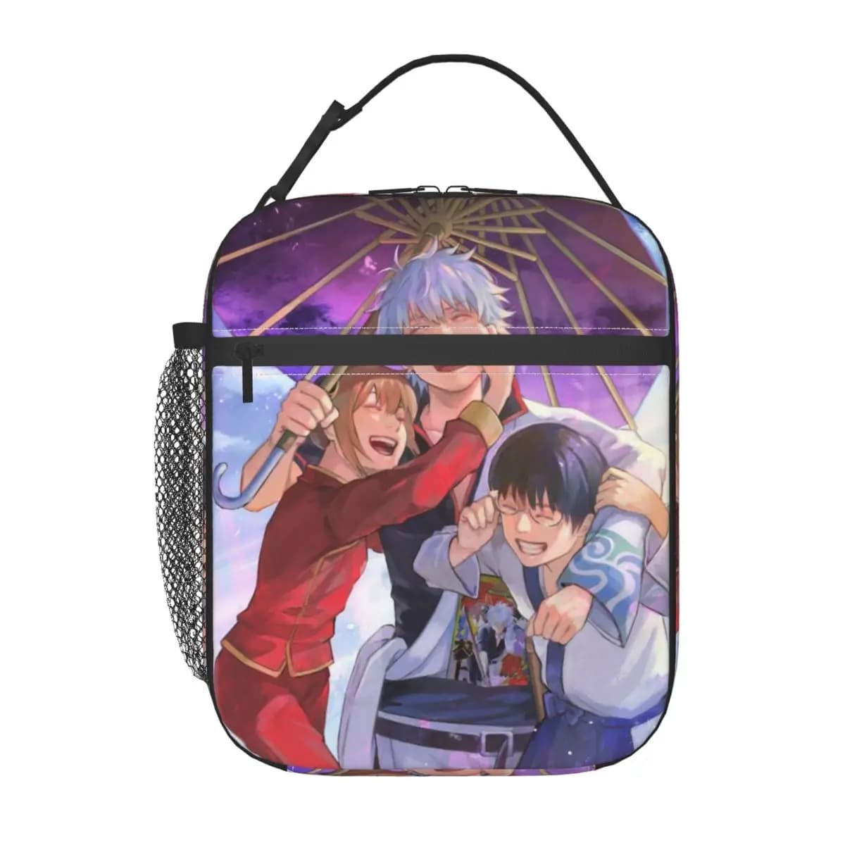 Borsa termica personalizzata per il pranzo con cartoni animati G-Gintamaes per donna, borsa termica per il pranzo, borsa termica per lavoro, scuola, viaggi, borse portatili