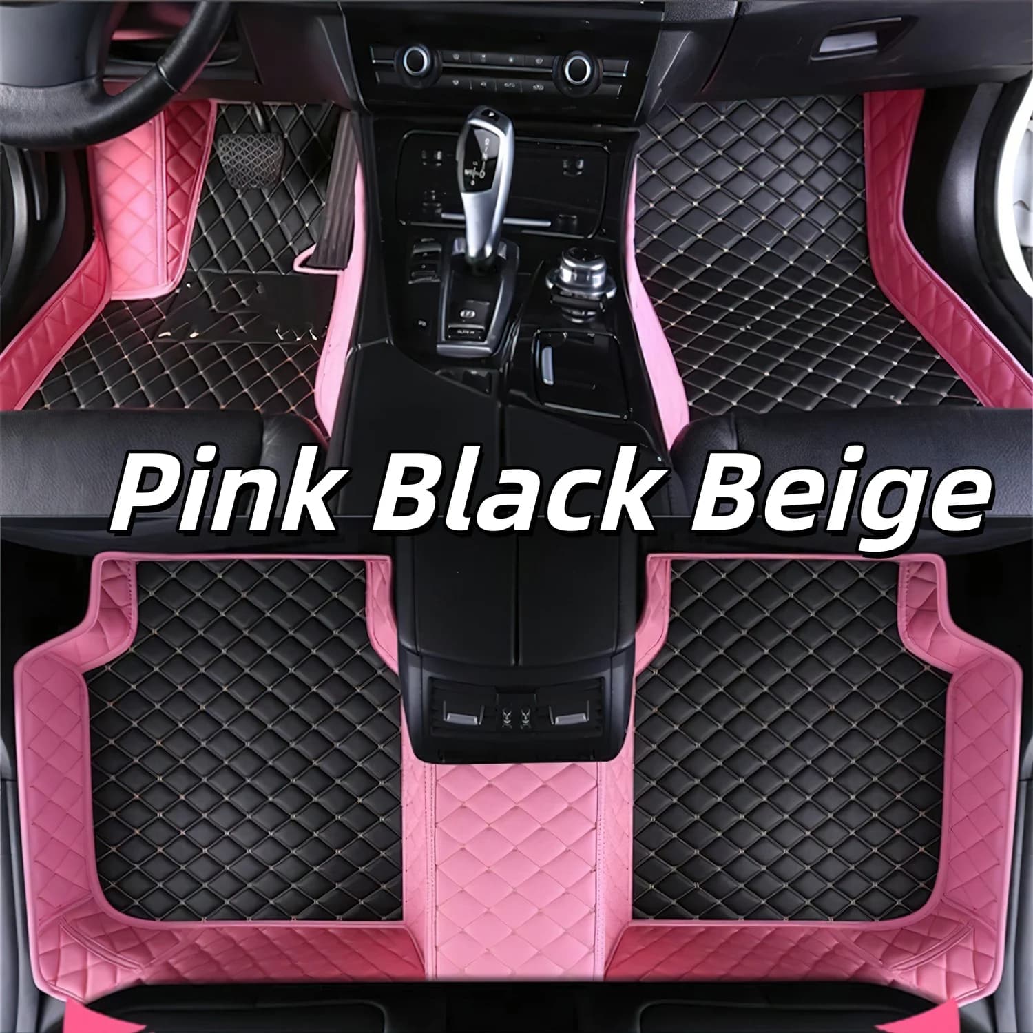 Accessori Auto Tappetini in Pelle Impermeabili e Antiscivolo per Acura TL Type S 2004 2005 2006 2007 2008