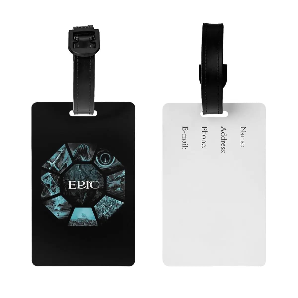 Etichette per bagagli Epic The Musical, accessori per valigie, etichetta per bagaglio da viaggio, porta etichette, identificativo, nome, indirizzo