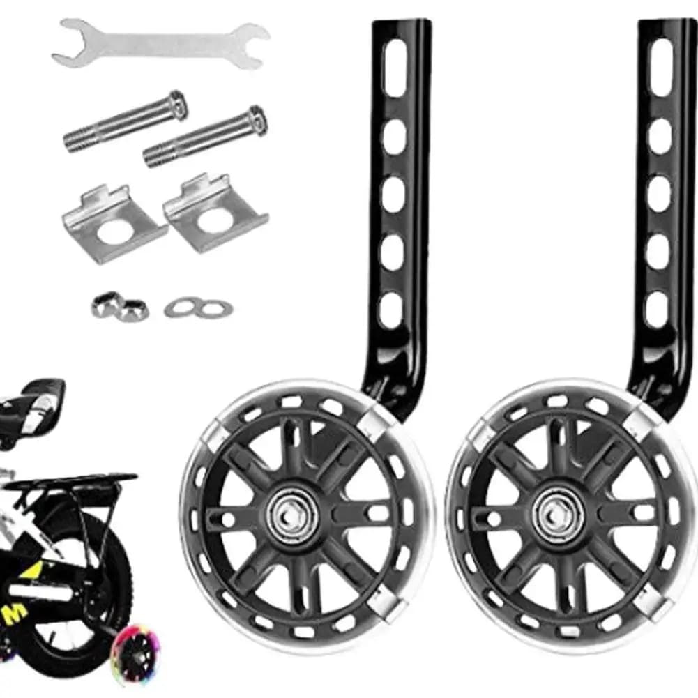 Per biciclette da 12-20 pollici Ruota ausiliaria per bici Equilibrio muto Ruota ausiliaria per bambini Accessori per biciclette universali per bambini
