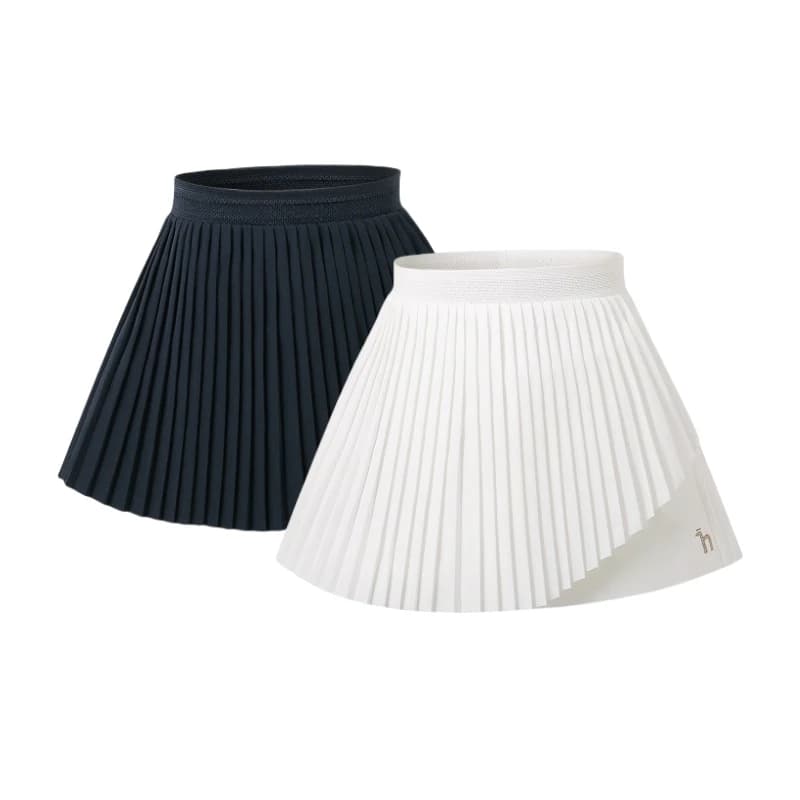 Gonna a pieghe per ragazze Gonna da golf/tennis ad asciugatura rapida con pantaloncini di sicurezza Gonna sportiva in PE per la scuola traspirante per la primavera estate 6-12 anni