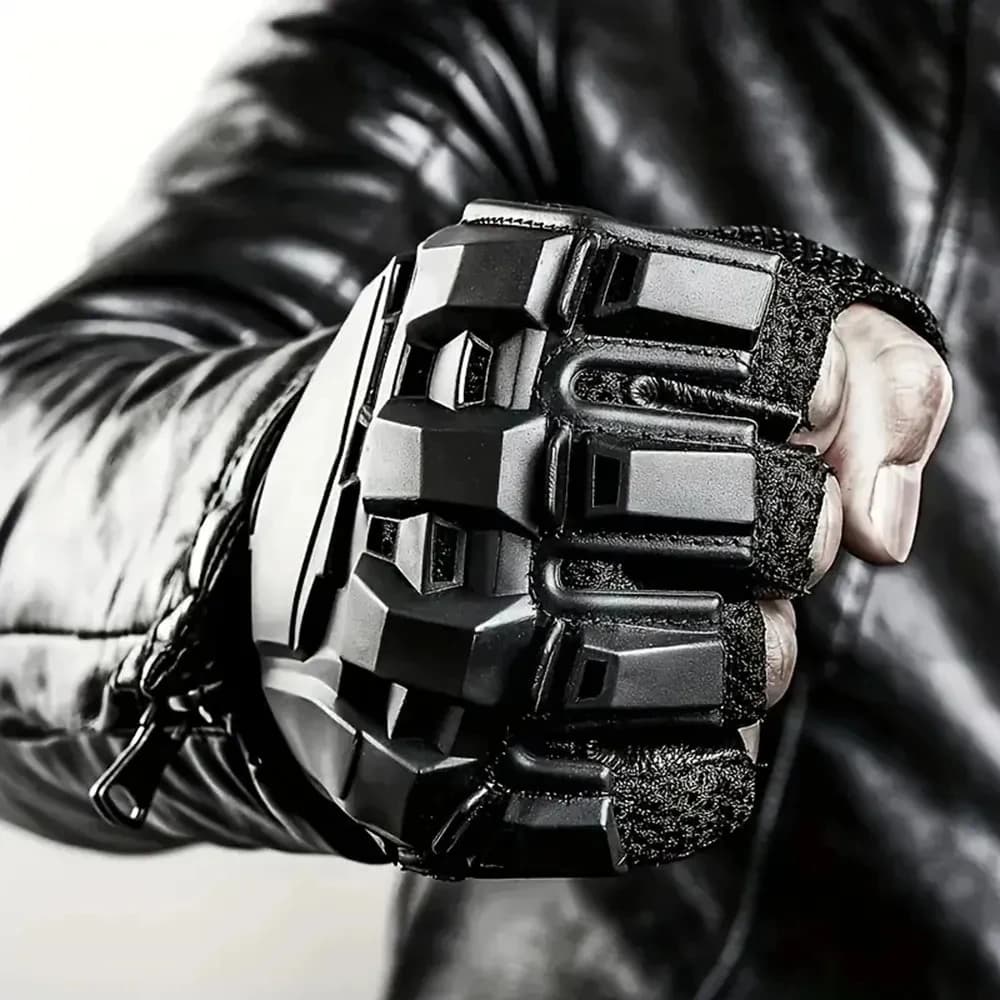 Outdoor Breathable Sports Gloves Tactical Gloves with rigid shell (complete/medium finger) for CS Training Ops Motorcycle Cycling Hiking