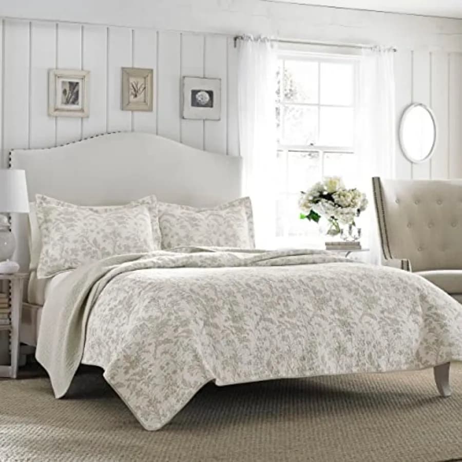 Set Copripiumino, Biancheria da Letto in Morbido Cotone con Design Reversibile, Peso Medio per Uso Tutto l'Anno, Set Letto 3 Pezzi con Federe Coordinate
