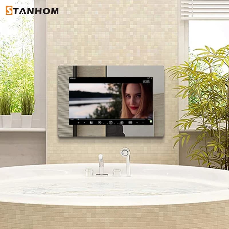 STANHOM Specchio intelligente per TV Magic Spiegel con touch screen per bagno dielettrico