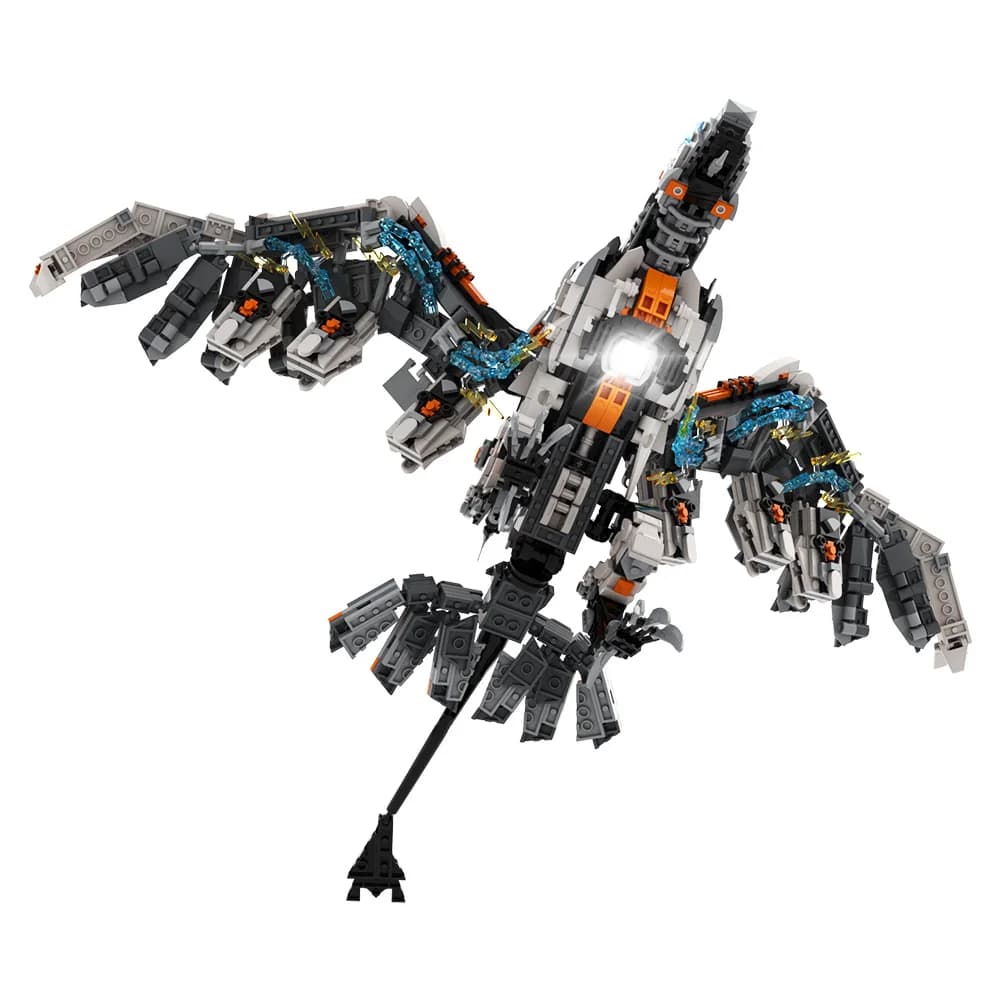 Gobricks MOC Gioco Horizoneds Rollerback Building Blocks Modello Storm BirdS Mostro Mattoni Giocattolo assemblato fai da te per il regalo dei bambini