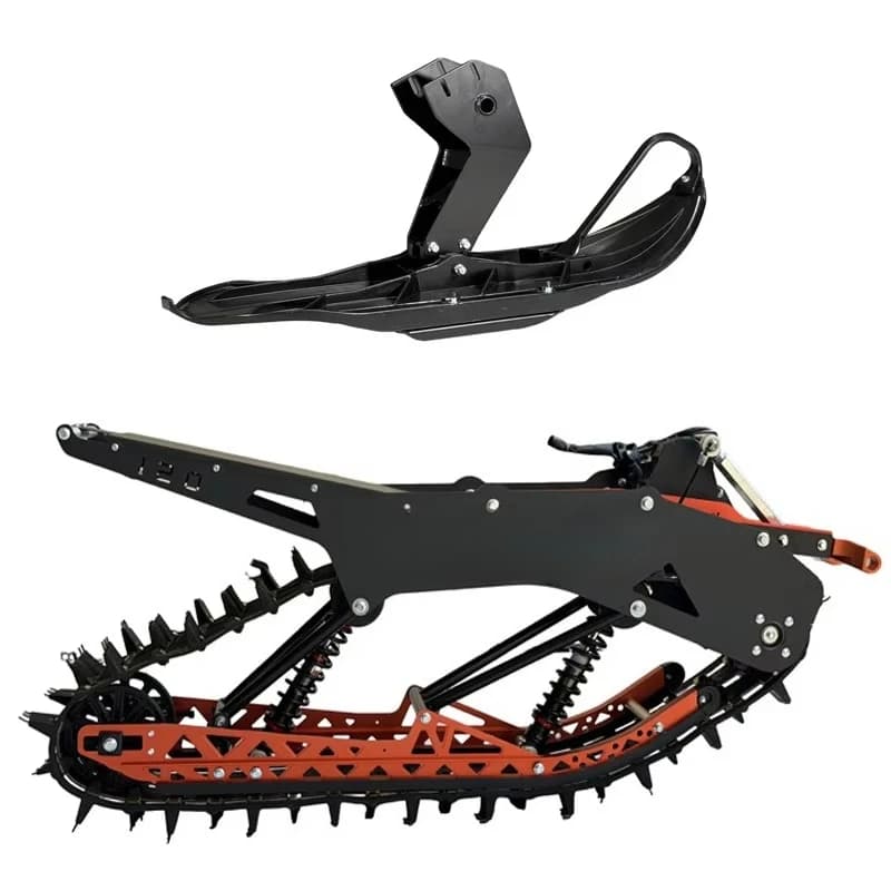 Kit universale per moto da cross, modello per funivia, slitta con cingoli per motoslitta, accessori per motoslitta invernali ed estivi