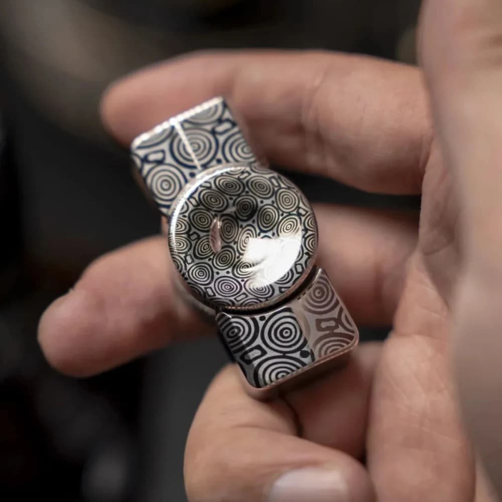 GDS-EDC QD01 Fidget Spinner, Giocattoli Antistress di Design Originale, Gadget per Alleviare l'Ansia