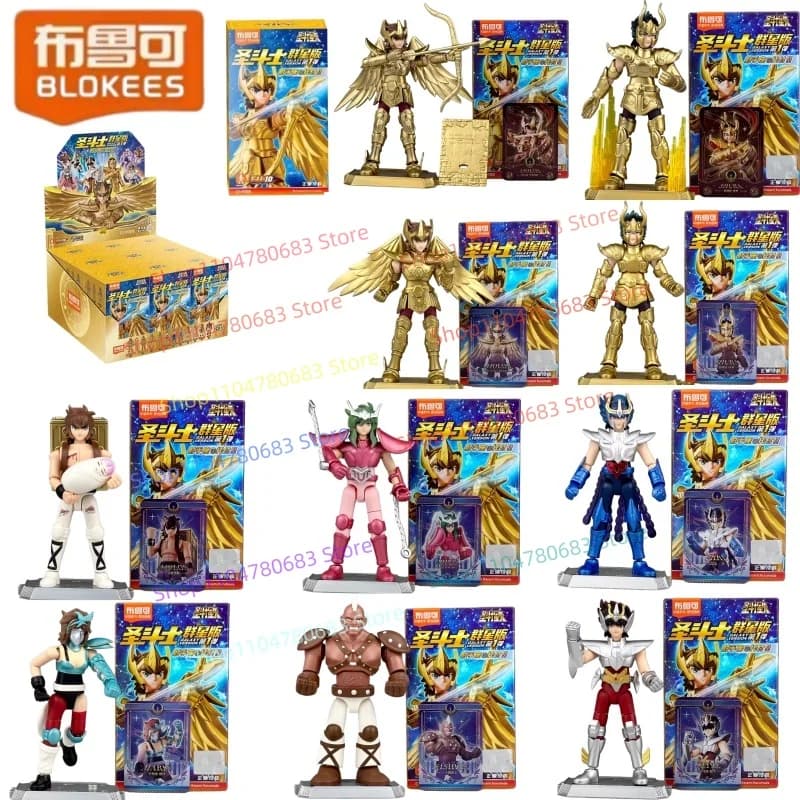 BLOKEES Building Block Saint Seiya All-Star Edition Prima Edizione Sagittarius Seiya Modellino da Assemblare Statuetta Anime Film Giocattolo Regalo