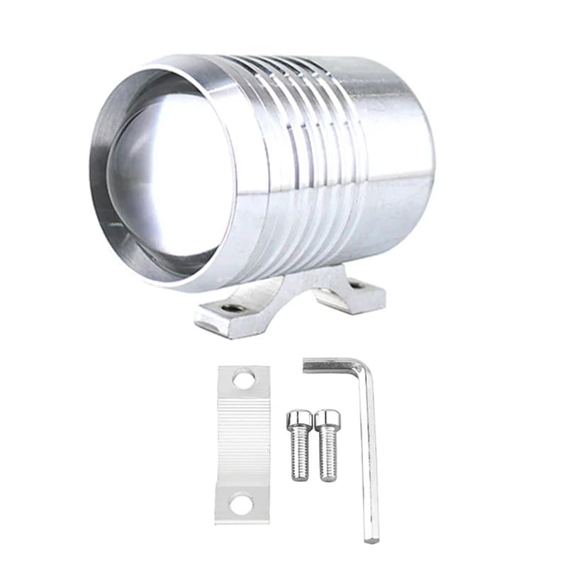 Faro anteriore universale a LED ad alta potenza per moto, accessorio per moto, lampada spot U2 per moto.