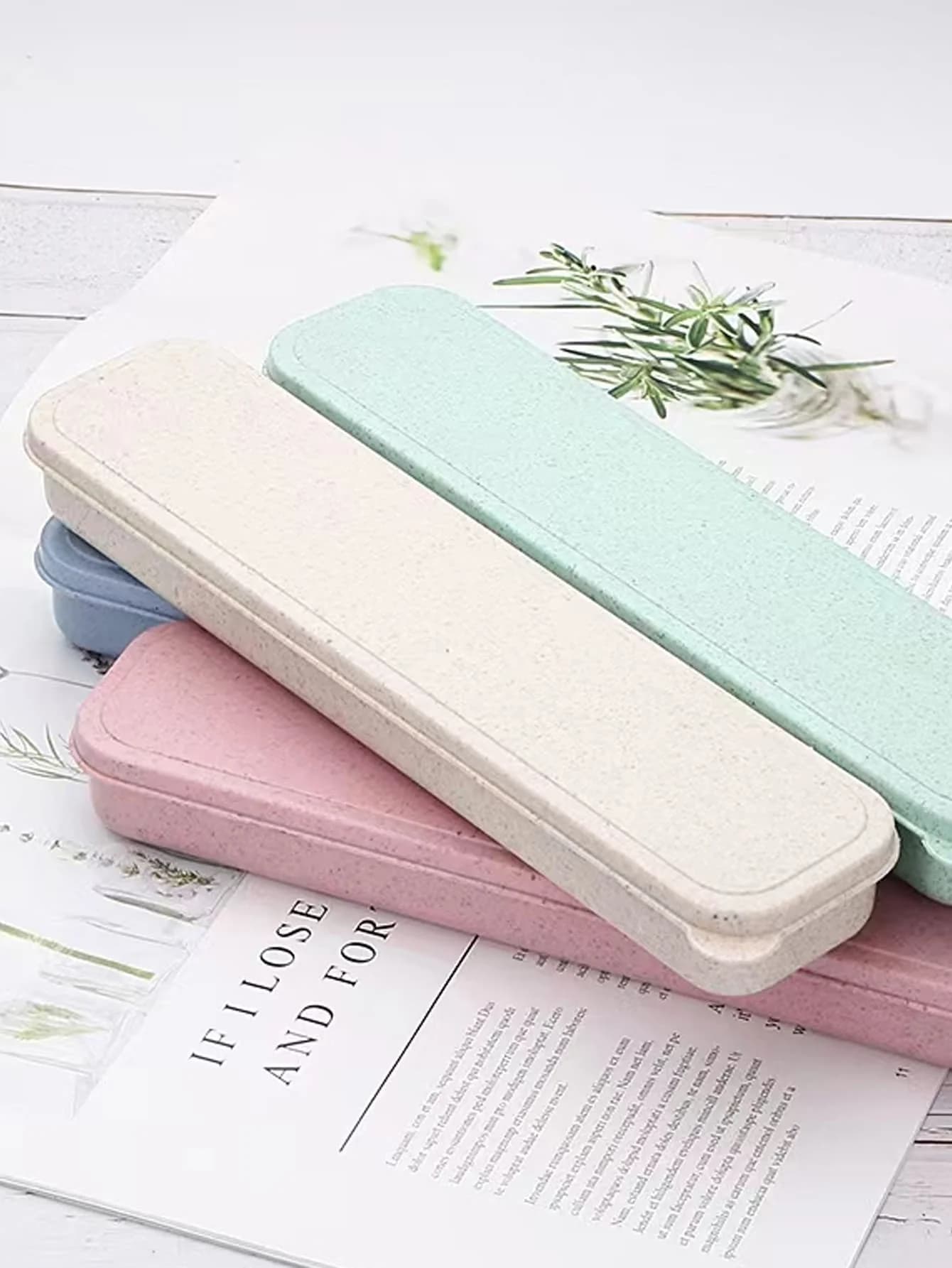 Scatola portaoggetti portatile per stoviglie posate ecologiche contenitore per cucchiaio per bacchette da Picnic custodia per utensili da viaggio stoviglie per uso alimentare