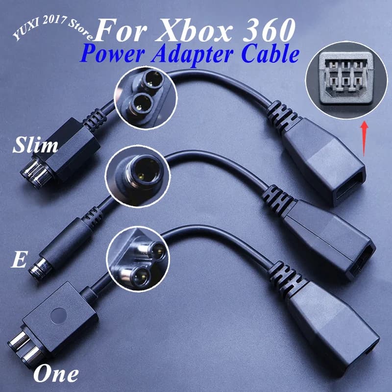 1PC Per Xbox 360 A Xbox 360 Slim/Xbox One /Xbox 360 E Adattatore CA Cavo di Alimentazione Cavo di Trasferimento Cavo Convertitore