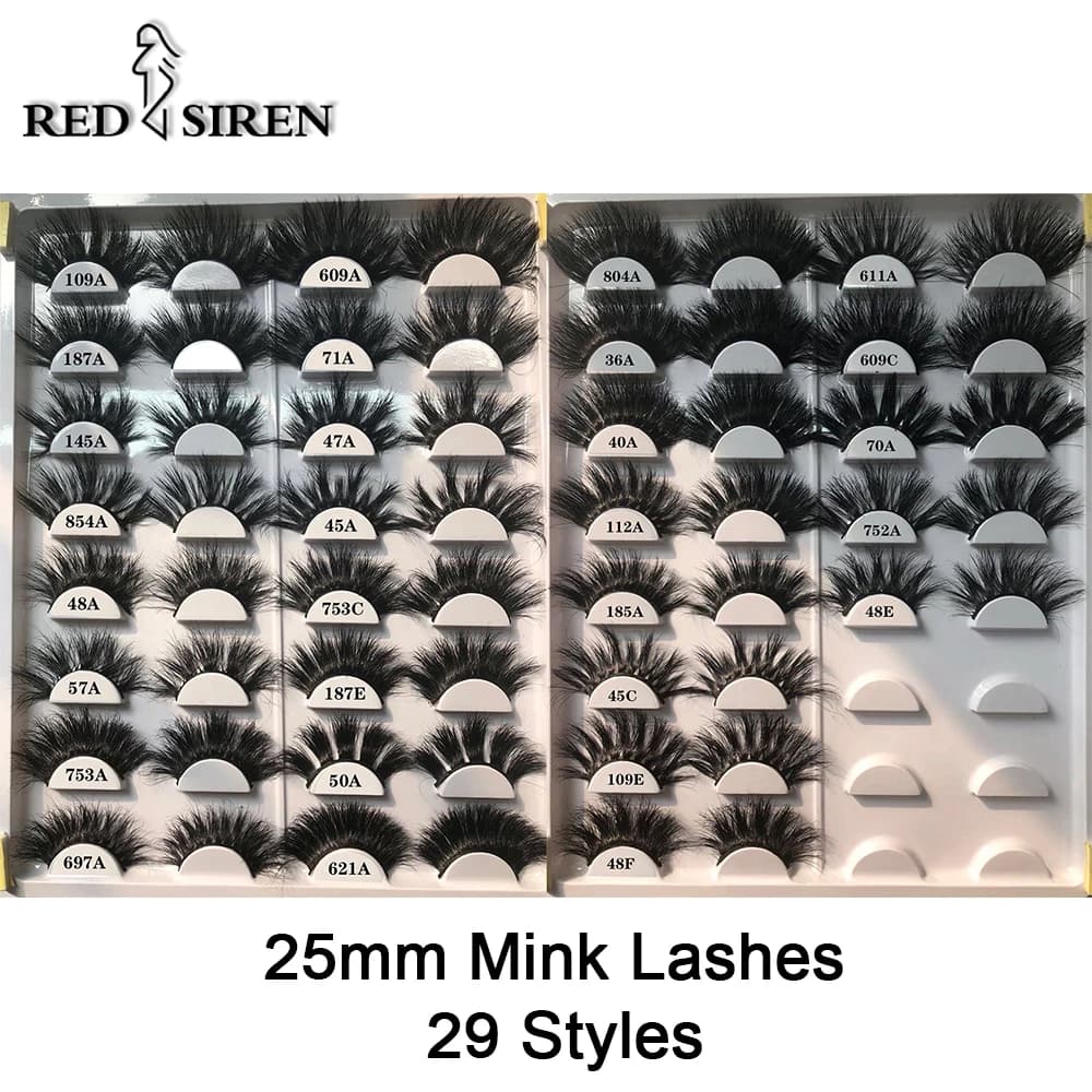 29 styles 25mm eyelashes drama thick long big eyelashes 3d facial strip eyelash makeup wholesale eyelashes suppliers wholesale
