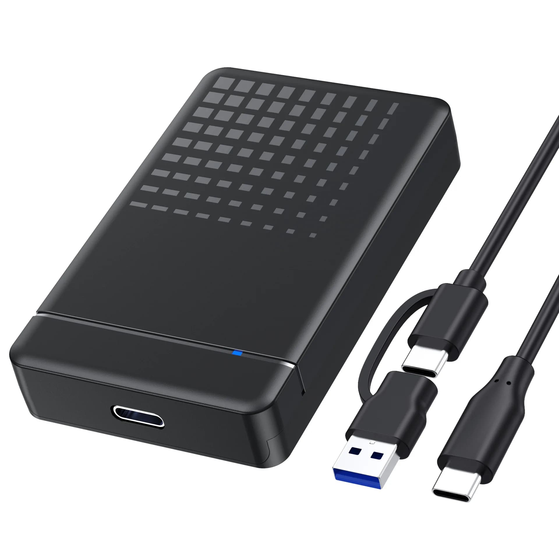 Mini USB Type C MSATA Case 3050 Hard Drive Enclosure Case USB 3.1 Laptop MSATA SSD External Hard Disk Box Plug Play