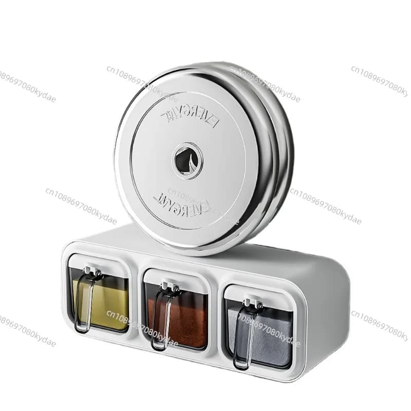 Portaspezie da Parete, Set Contenitori per Zucchero, Sale e Spezie, Organizzatore per Cucina