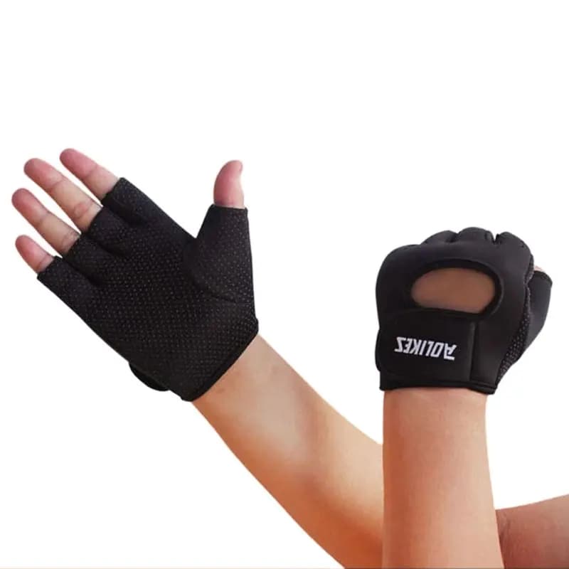 Guanti da Ciclismo Senza Dita Professionali per Palestra e Fitness, Traspiranti e Antiscivolo, Unisex, Mezze Dita, Estivi, per Pesca e Bicicletta