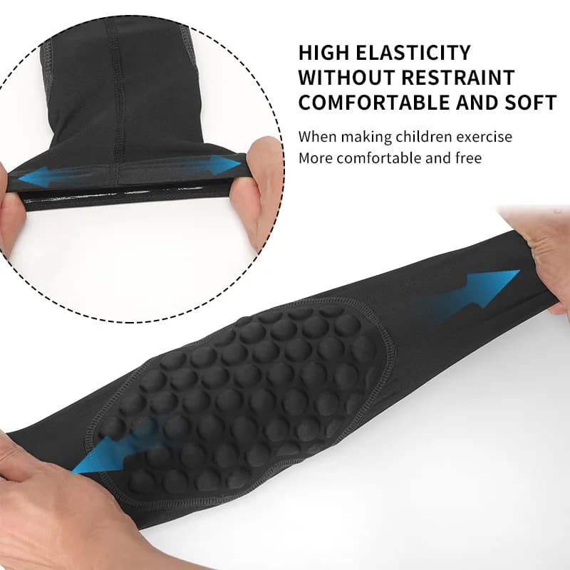 Basketball Volleyball Kneepad Kids/Youth Sports Honeycomb Leg Sleeves Compression Knee Pads Elbow Brace Guards Protector Brace