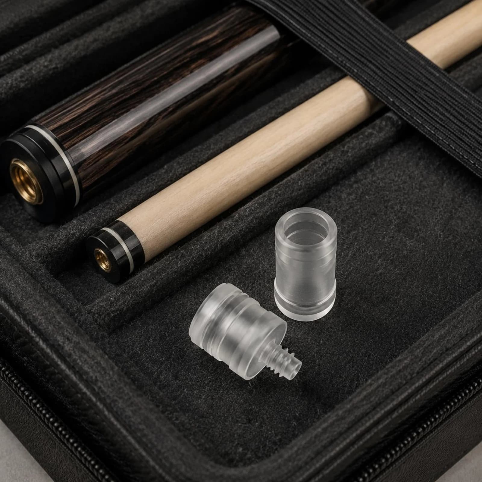 Billiard Cue Joint Protector Acrylic Pool Cue Joint Protector Sports Accessory Transparent Clear Plastic