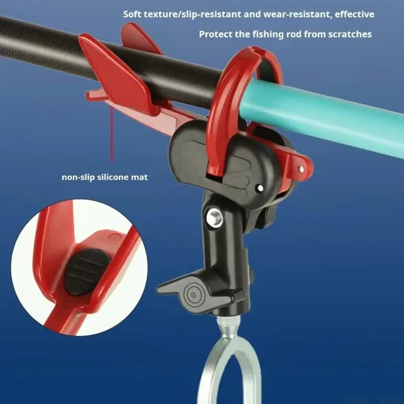 U2JB Automatic Locking Fishing Rod Mount Multiple Position Fishing Poles Stand