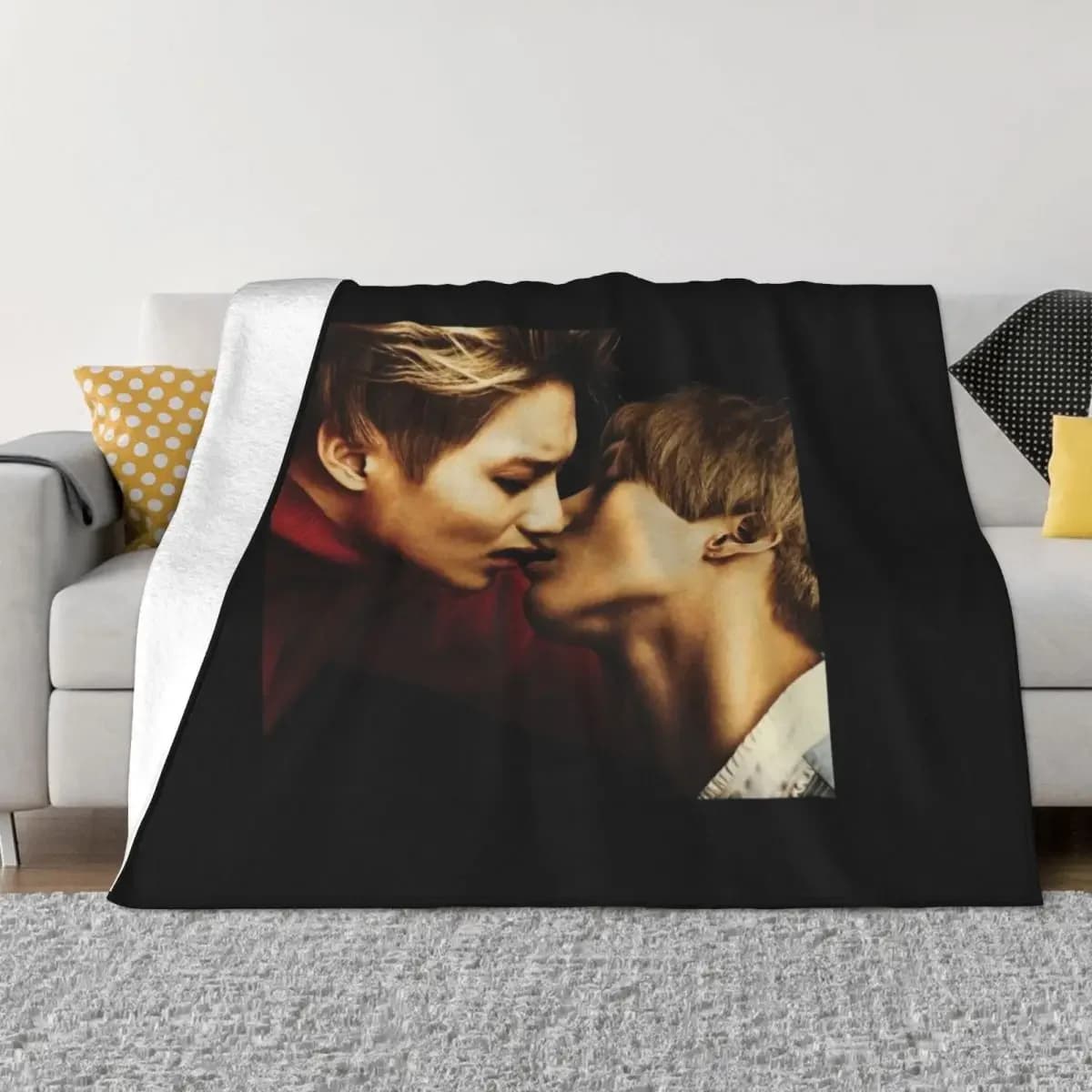 TAEMIN - PRESS IT Throw coperta coperta per bambini divano trapunta coperta di lusso coperte pelose