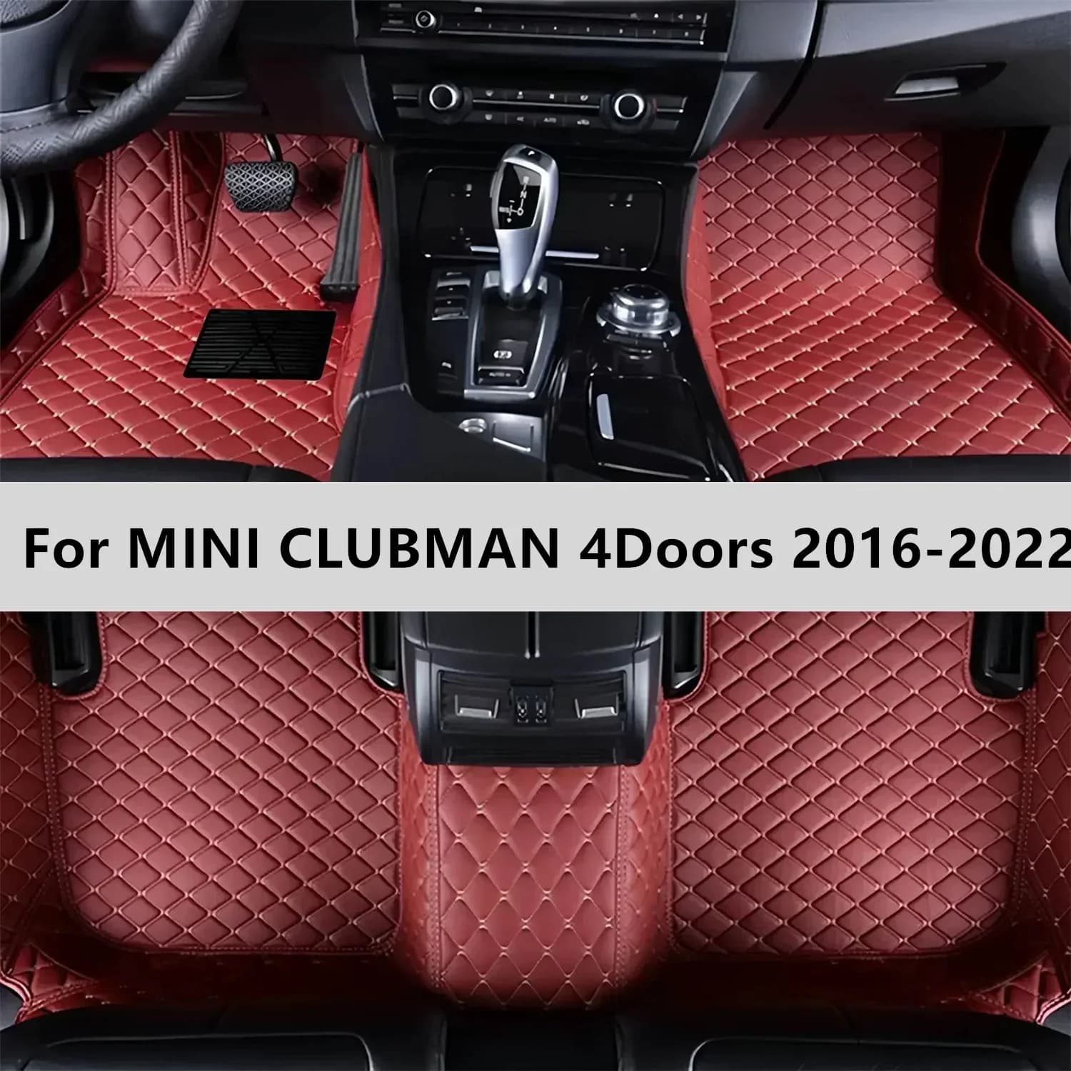 Tappetini per auto personalizzati per MINI CLUBMAN 4 porte 2016-2022 Tappetino per auto Accessori per interni