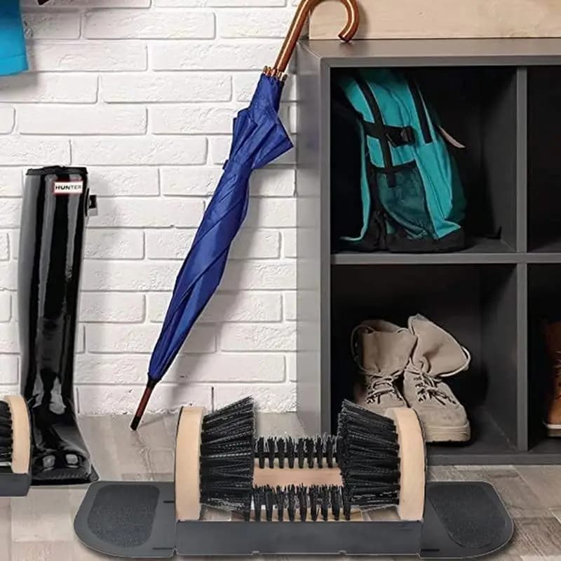 Raschietto per stivali da esterno Spazzola per scarpe Spazzola per raschietto per pulizia del fango per stivali Installazione del pavimento esterno per la pulizia delle scarpe da ingresso del centro commerciale domestico