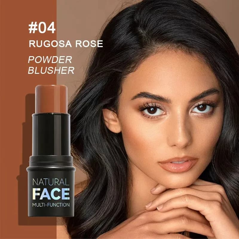 Stick Contouring Viso Multifunzione: Bronzer, Illuminante, Blush Effetto Seta, Crema Rouge e Correttore Modificante in Penna