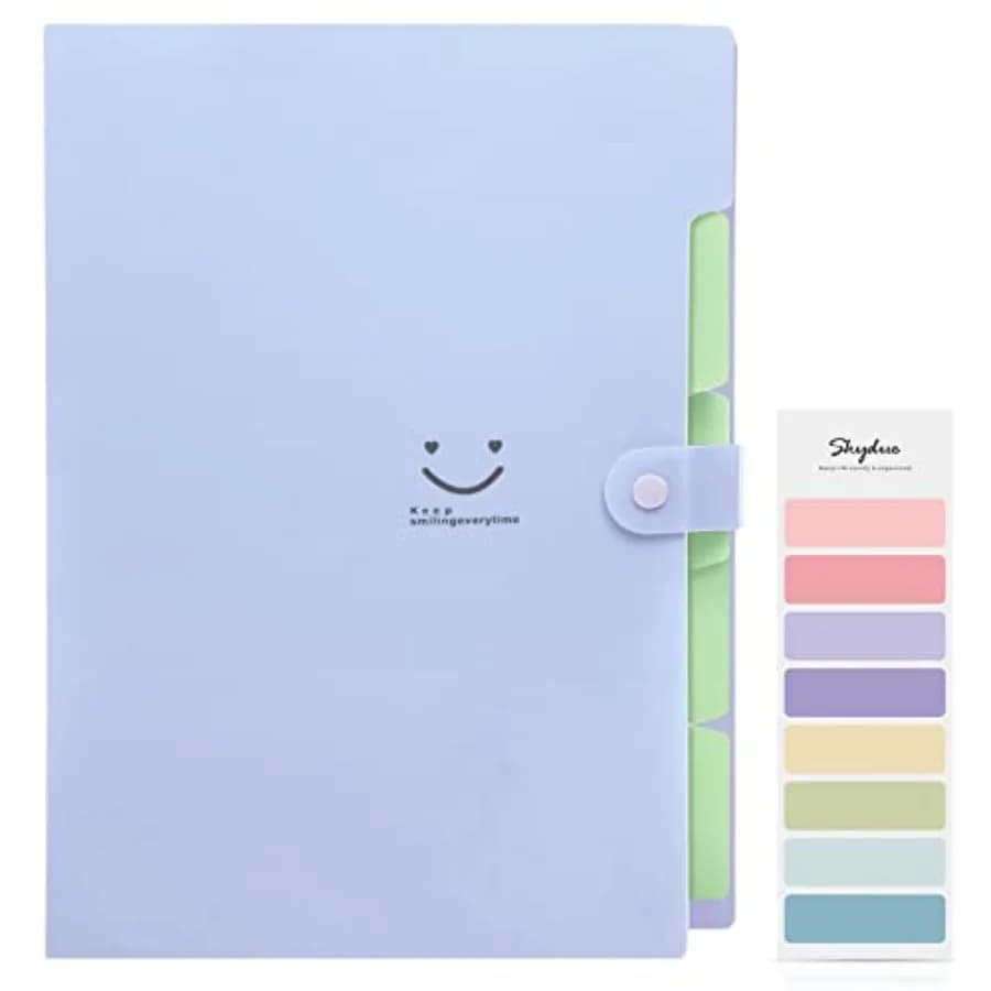 Letter A4 Paper Expanding File Folder Pockets Accordion Document Organizer