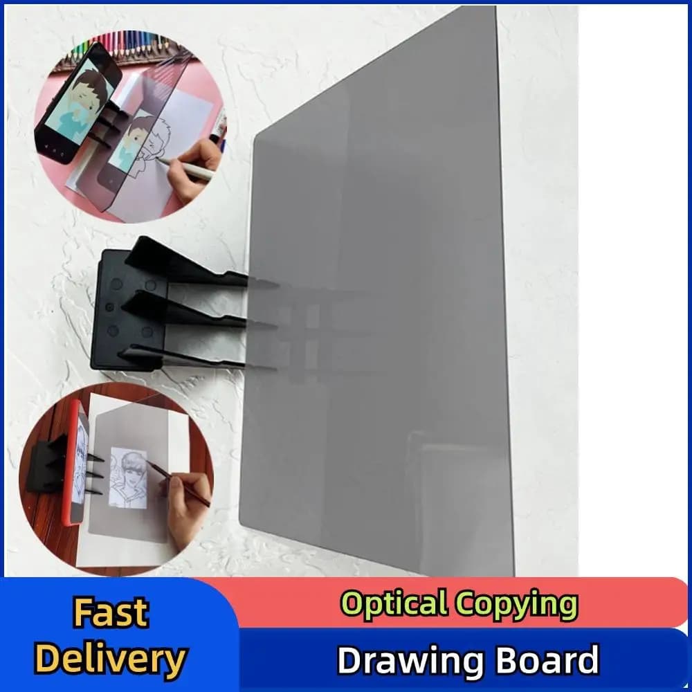 Tavolo da disegno per copia ottica Tracciamento d'imitazione portatile con strumento di apprendimento dello schermo di proiezione adatto per tablet mobile