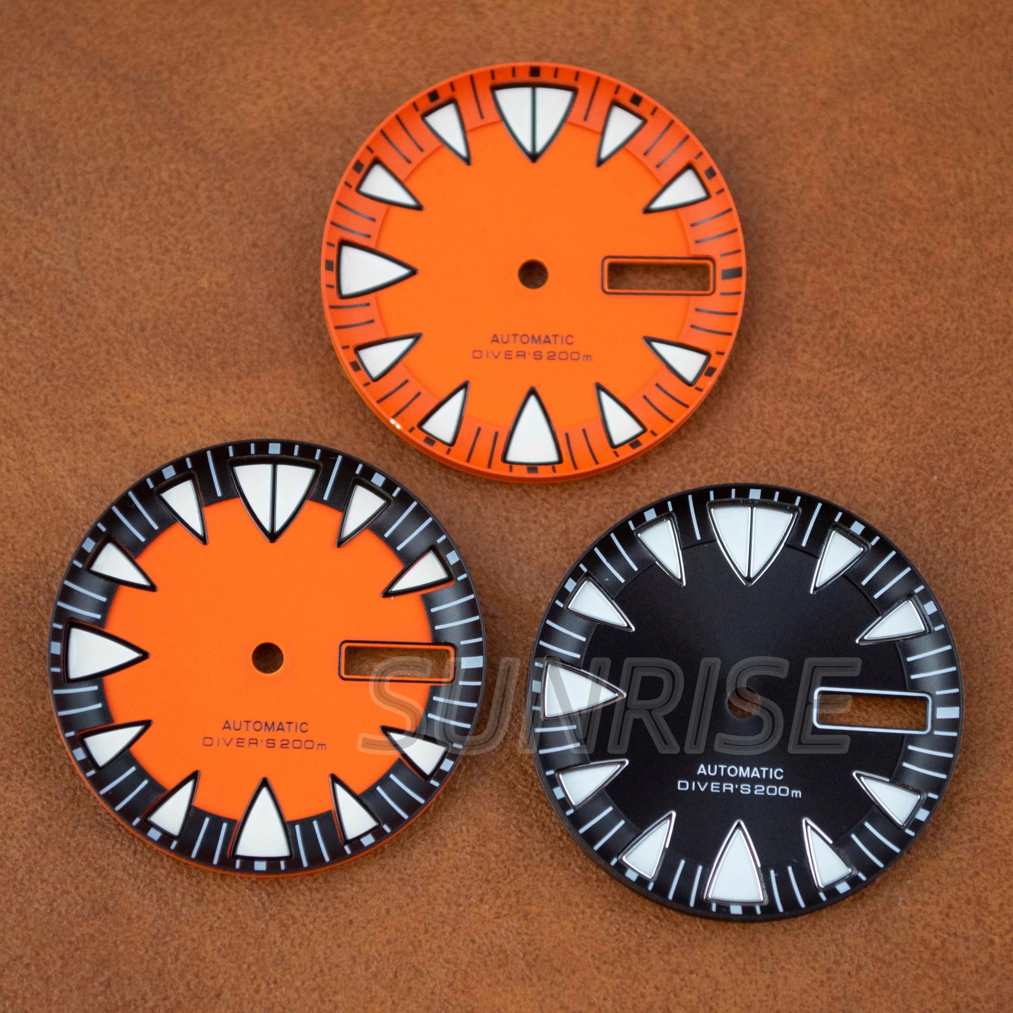 28.5 mm dial and hands for NH35 watches, Automatic Movement Accessories NH35 NH36, Male's Watches Monster Parts