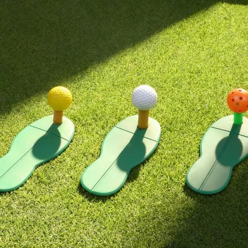 Tappetino da golf Tappetino da golf portatile in gomma per pratica di golf Tappetino da golf per cortile Porta tee Accessori per allenamento da golf