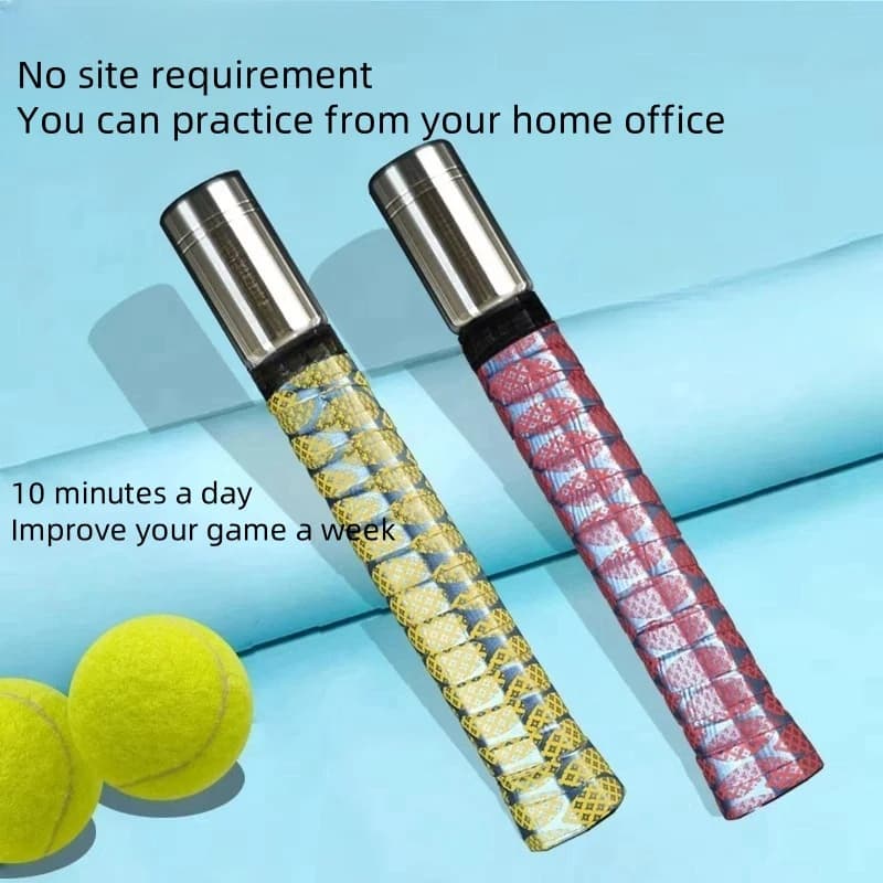 Tennis Raquet Trainer Magnetic Player for Tennis Magnetic Control Real Shock Sound Simulation Stainless Steel