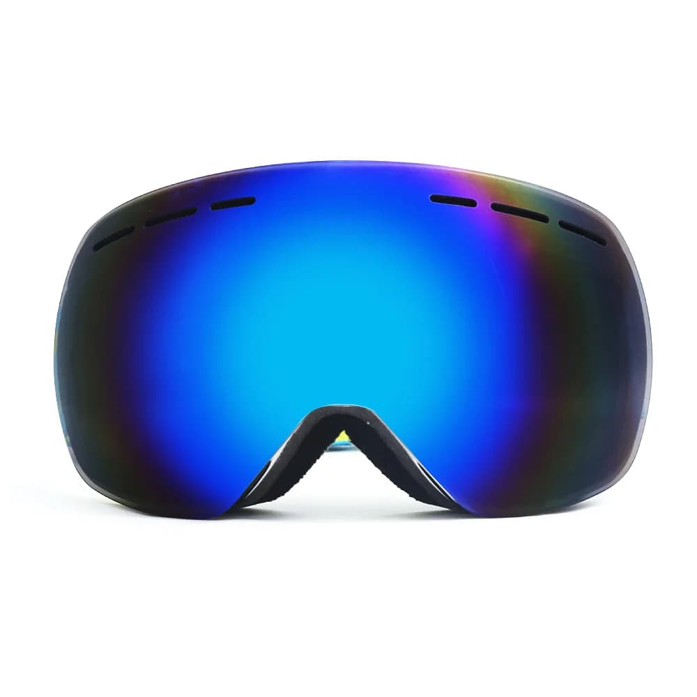 JIEPOLLY Double-layer Anti-fog Frameless Pc + TPU Ski Goggles with Good Compatibility Large Spherical Snowproof Design