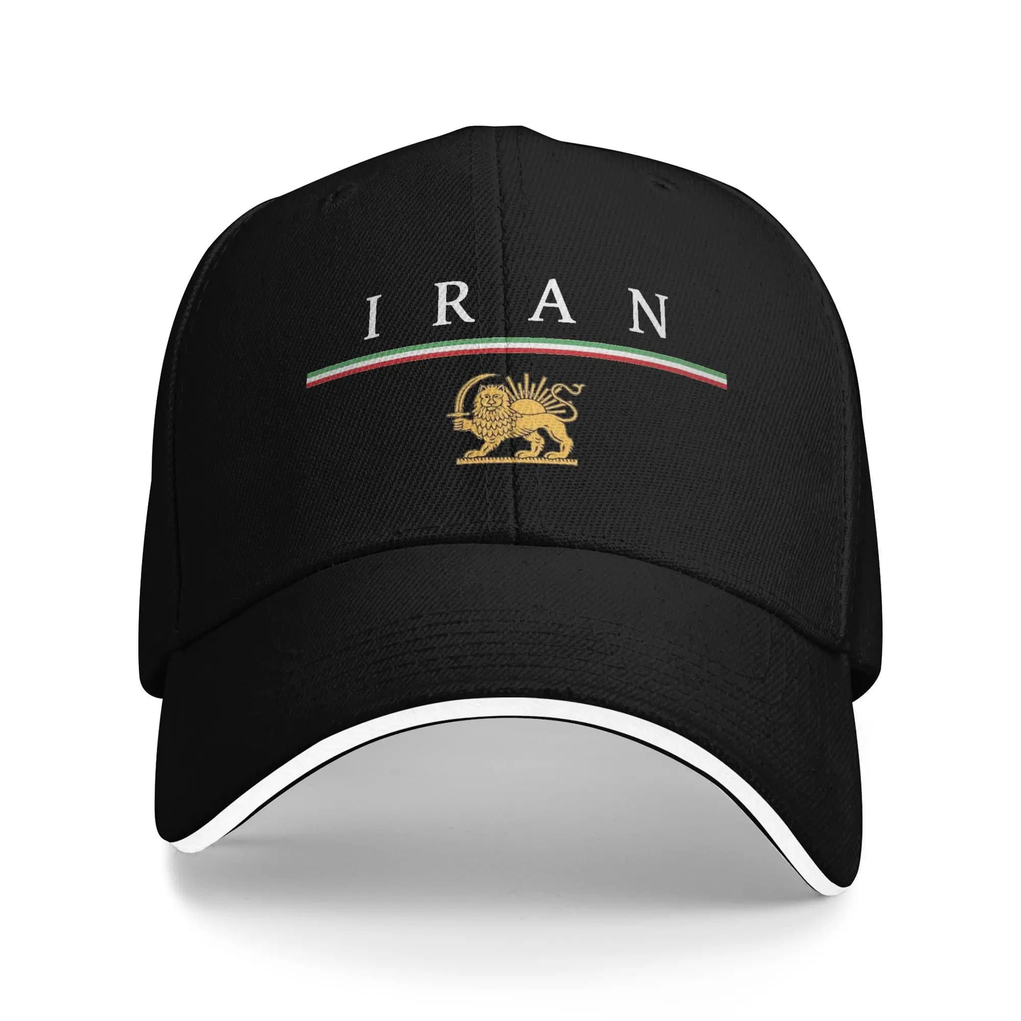 Nuovi Cappellini da Baseball con Leone e Sole dell'Iran, Bandiera Iraniana, Cappello Trucker Casual Regolabile per Uomo e Donna