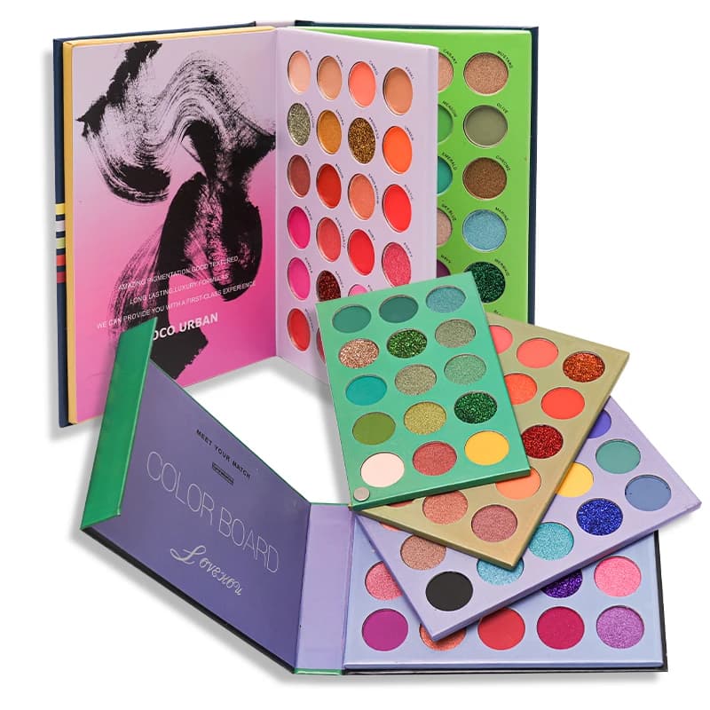 72 colori trucco per occhi trucco impermeabile palette di ombretti glitter polvere pigmentata opaca pressata ombretto cosmetico 60 colori