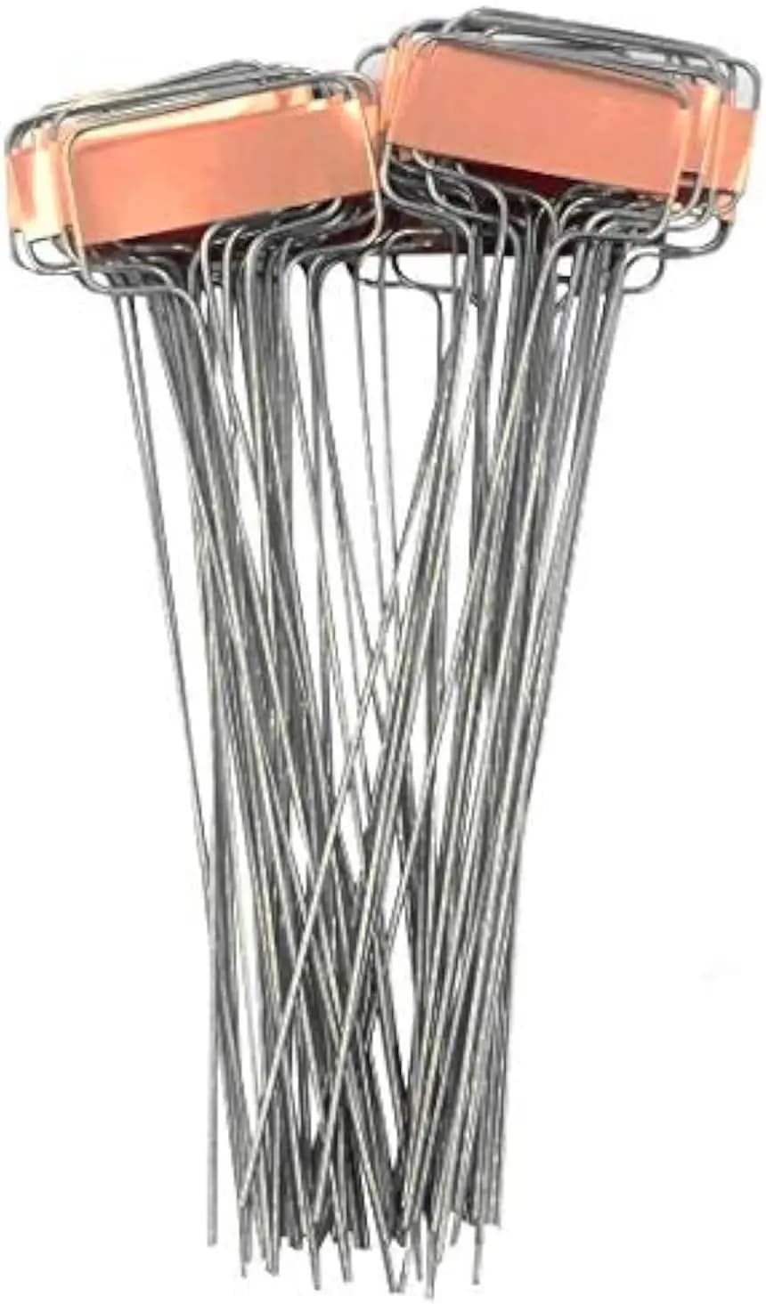 30 etichette in rame per piante da giardino, targhette in metallo, etichette per piante da esterno e in vaso (10 x 2,6 pollici)